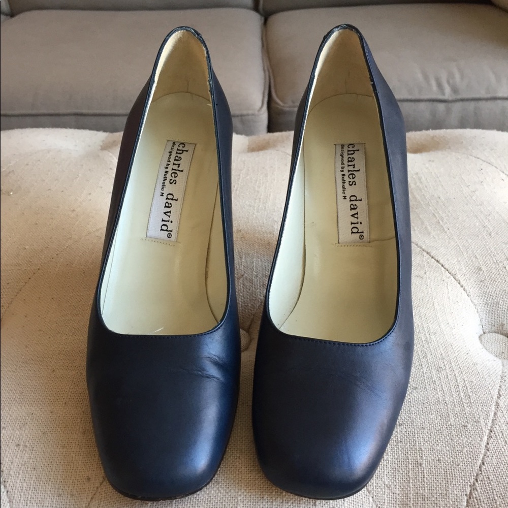 Leather heels by Charles David.